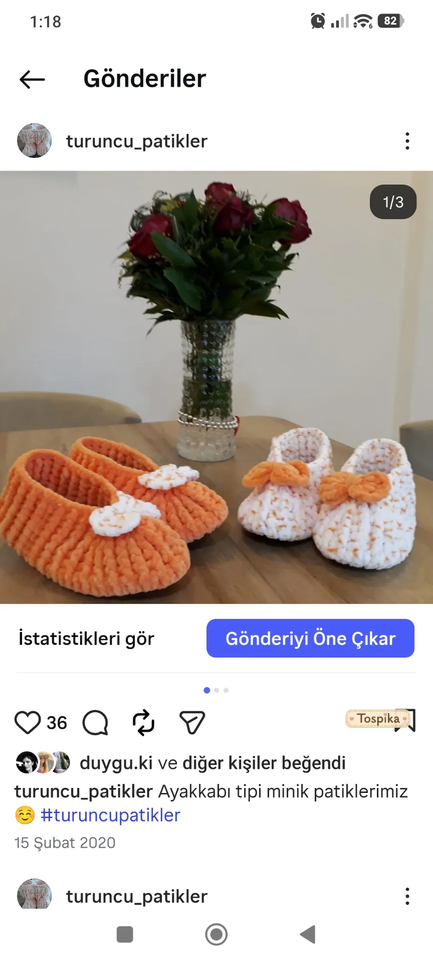 Handgestrickte Kinderhausschuhe und Pantoffeln