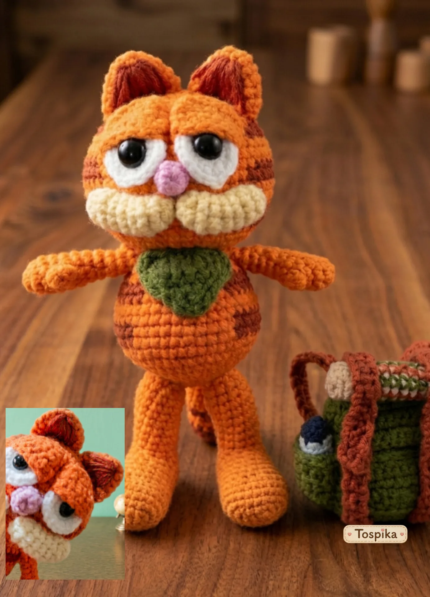 Sevimli karakter Garfield kampçı olarak hayal ettik