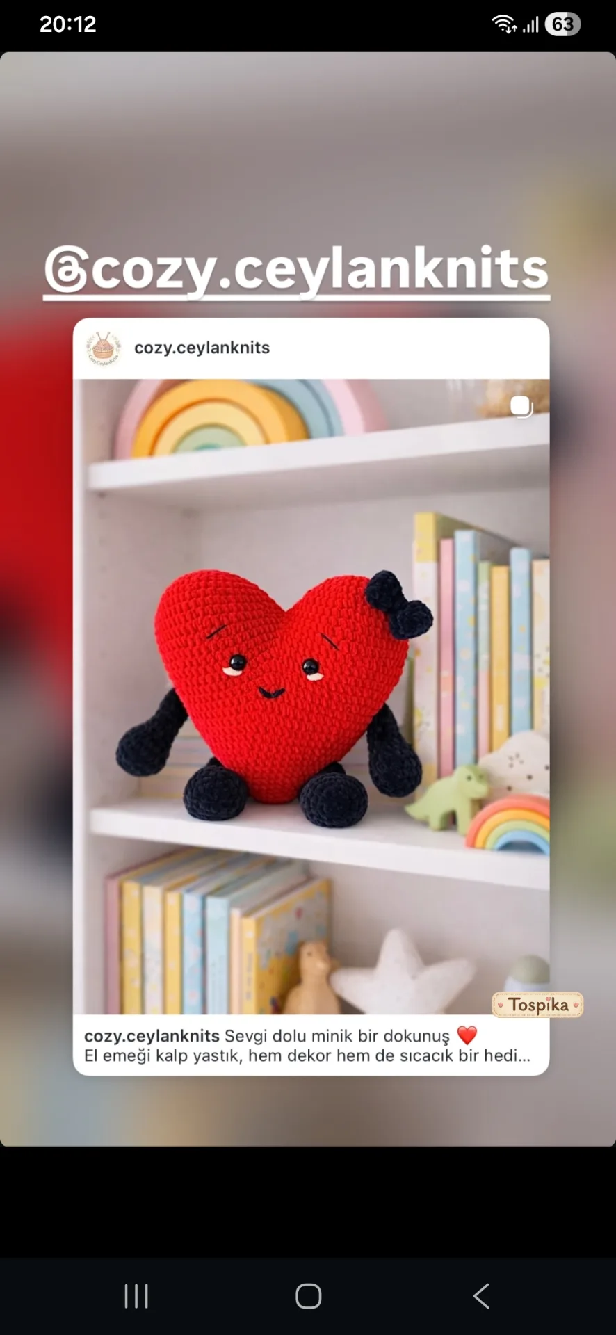 Organic hand-knitted amigurumi