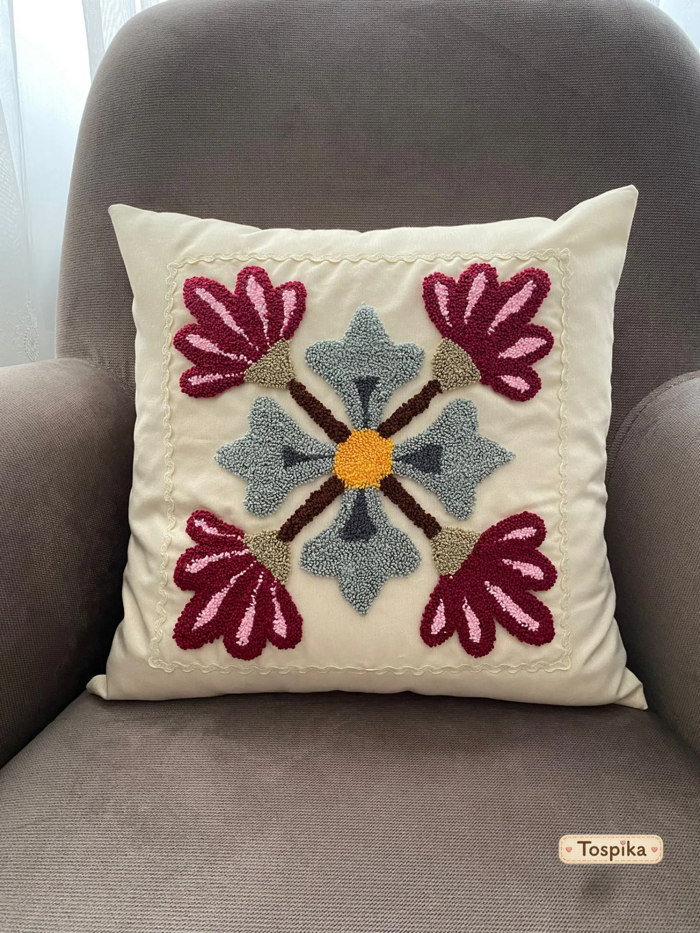 Punch Needle Cushion