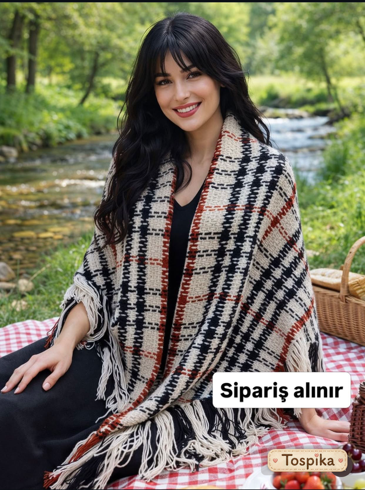 Burberry renklerinde harika şal
