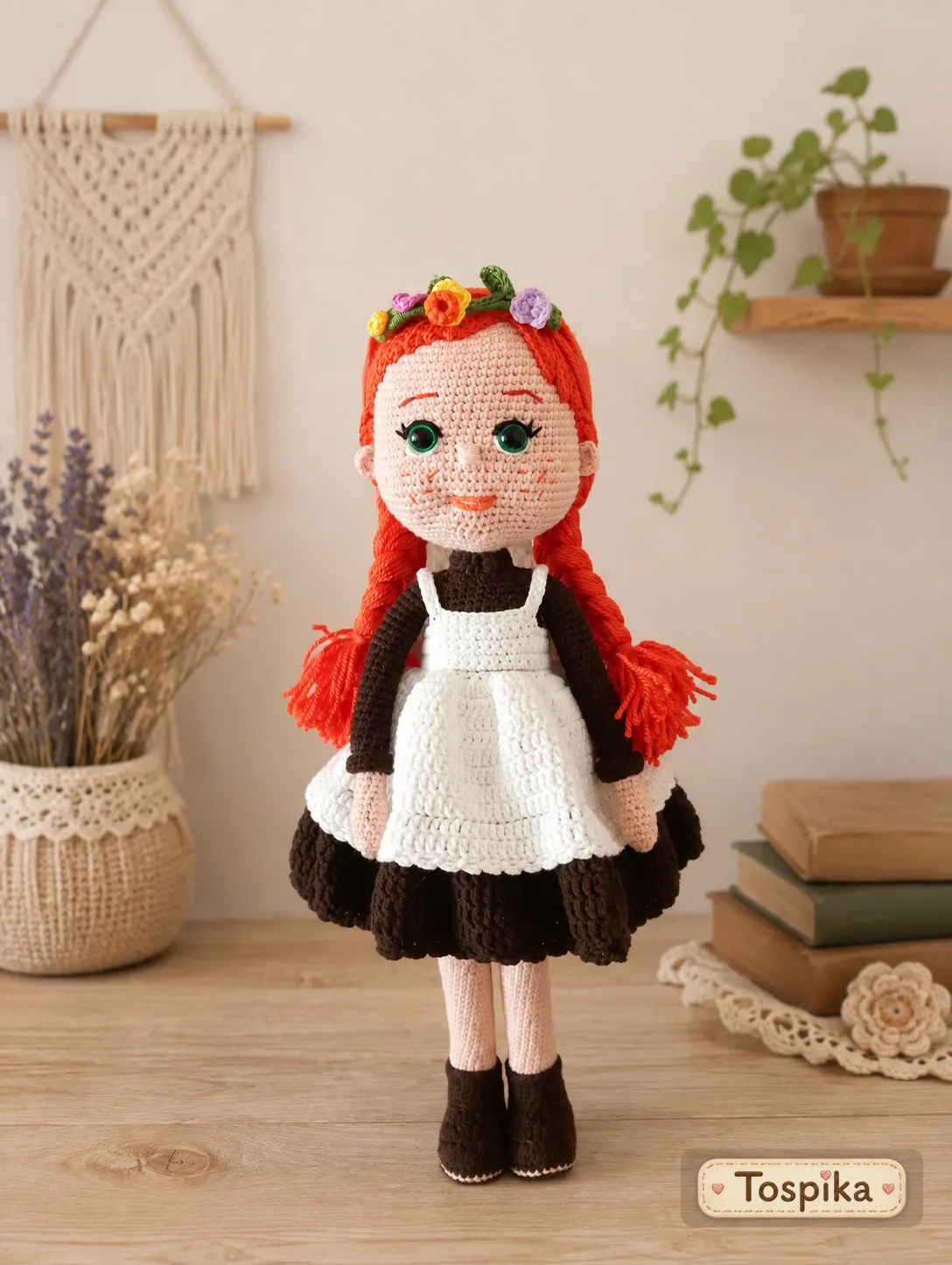 Anne with an E (Yeşilin Kızı Anne) Amigurumi Bebek
