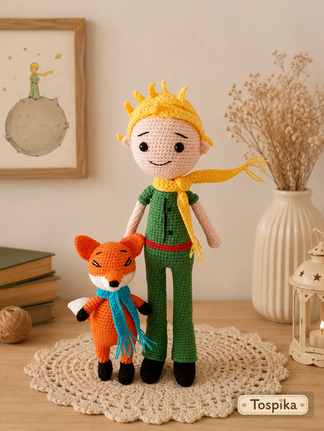 Küçük Prens ve Tilkisi Amigurumi Seti
