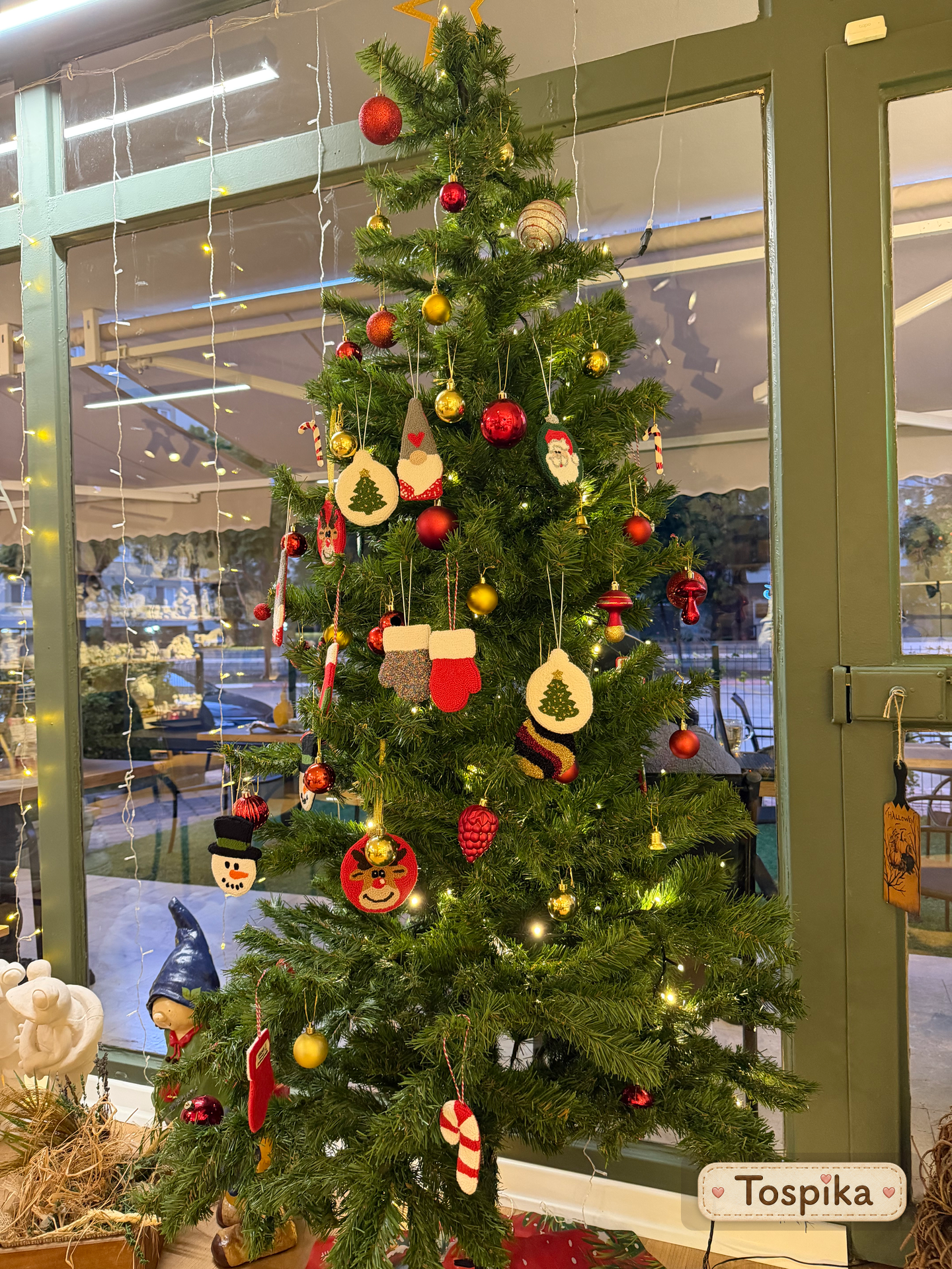 Punch Needle Christmas Ornaments