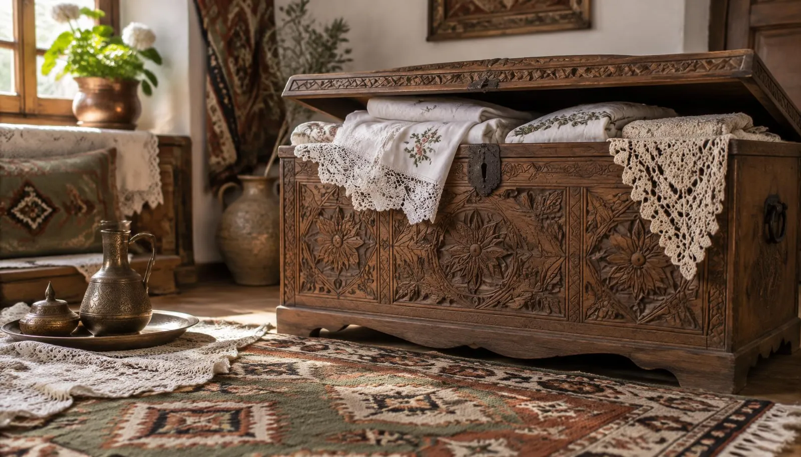 Die anatolische Aussteuertradition und die symbolische Sprache der Truhen