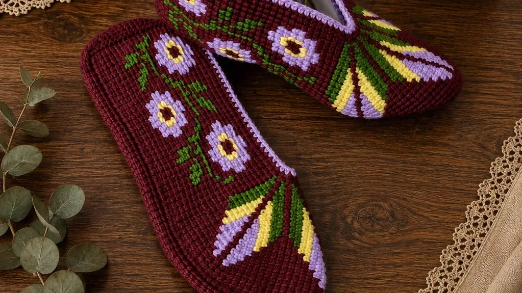 Tunesisches Häkeln, klassisches Häkeln oder Stricken bei Hausschuhen?