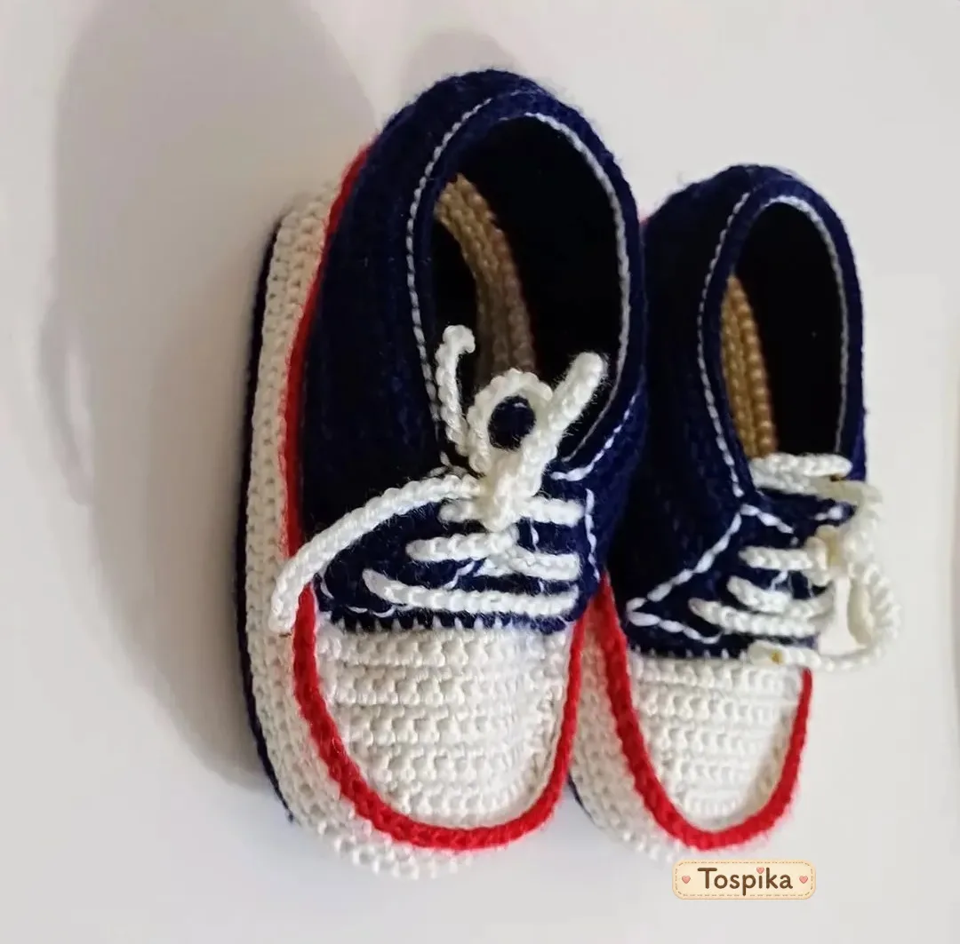 Crochet bebek patiği
