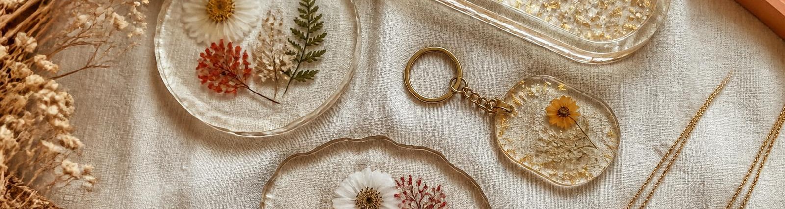 Handmade epoxy resin creations